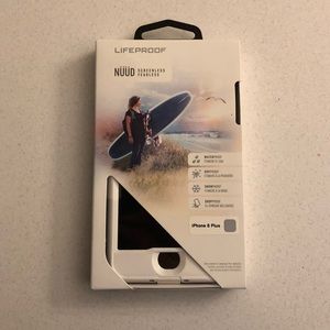 New iPhone 8+ NÜÜD LifeProof CASE - White and Grey